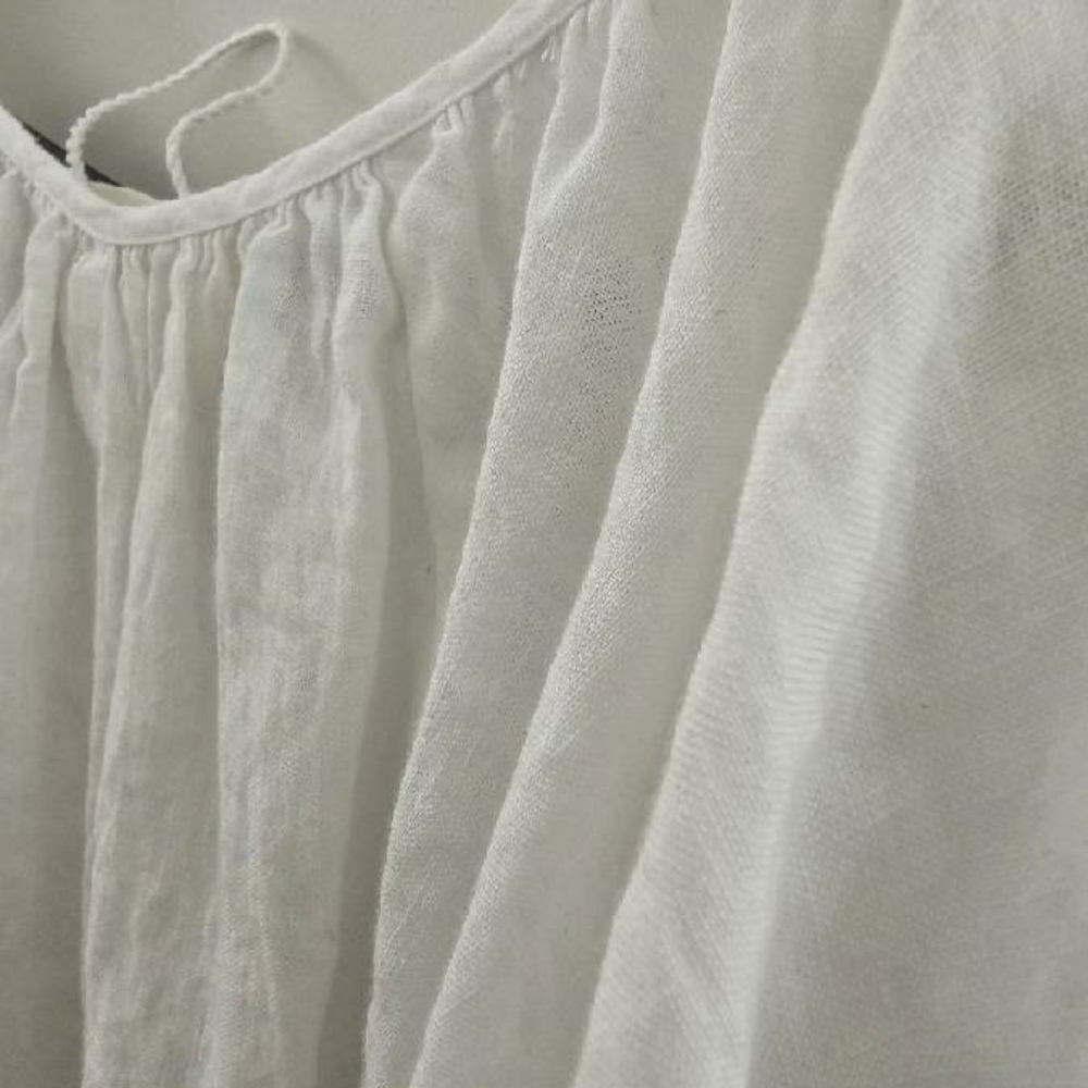 Mara Hoffman organic linen white dress cover up - Picture 8 of 15